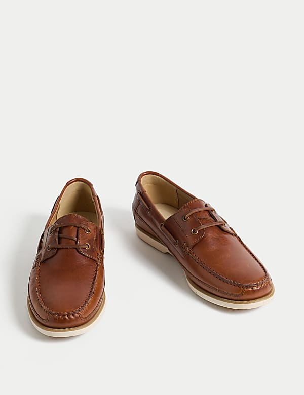 Leather Boat Shoes - LV