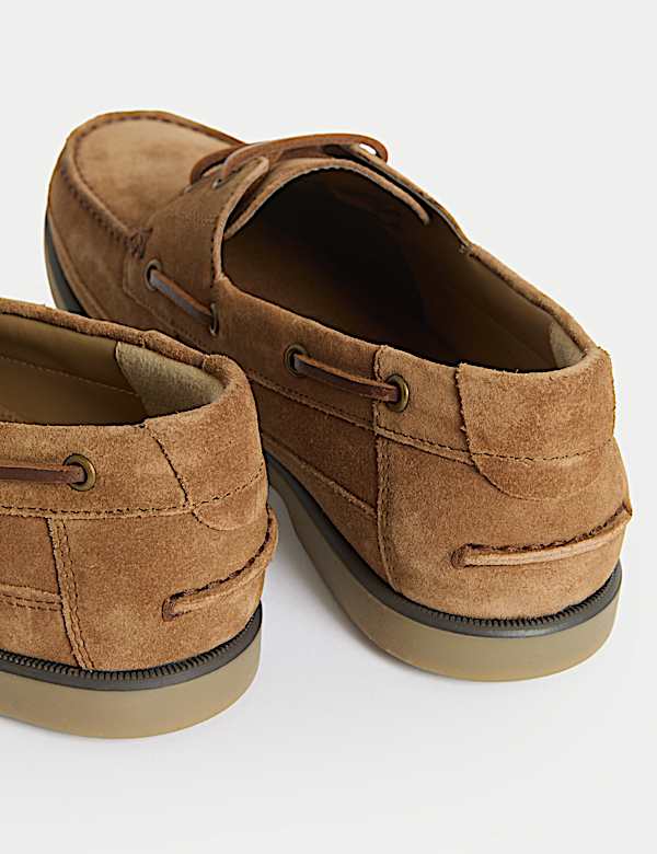 Suede Slip-On Deck Shoes - NL