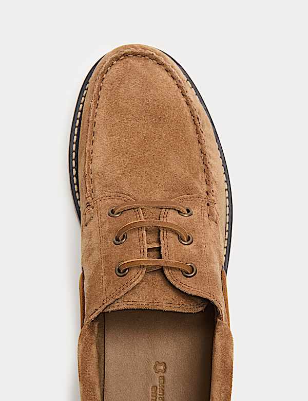 Chunky Sole Suede Deck Shoes - IT