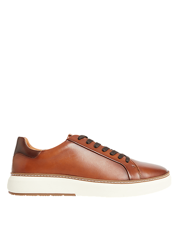 Airflex™ Leather Lace Up Trainers