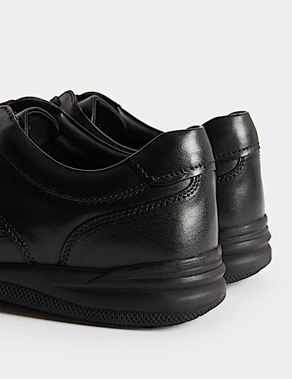 Wide Fit Leather Apron Shoes - SI