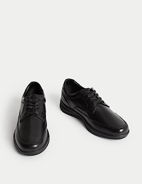 Wide Fit Leather Apron Shoes - SI