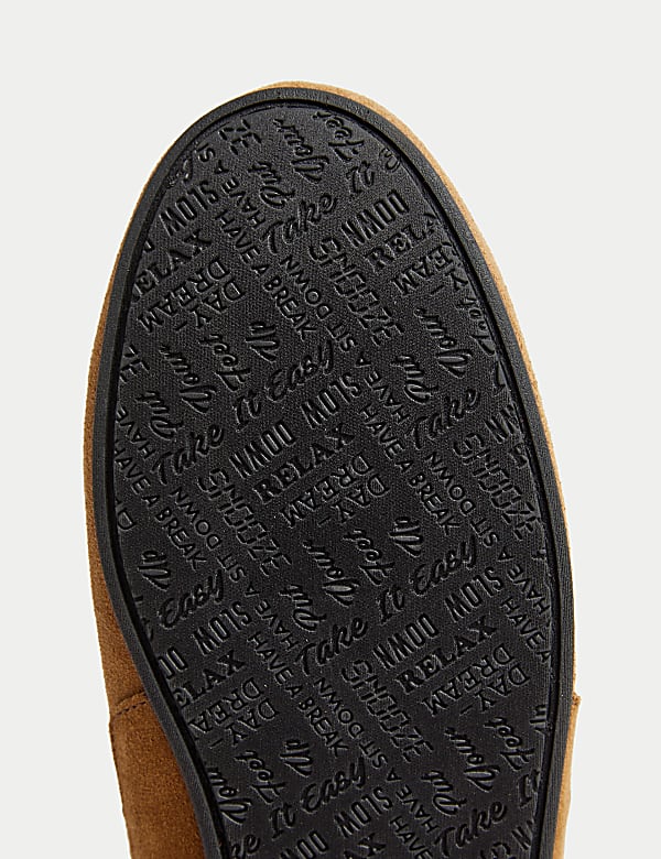 Suede Slippers with Freshfeet™