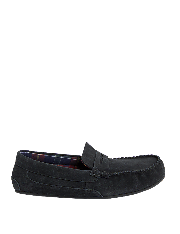 Suede Slippers with Freshfeet™
