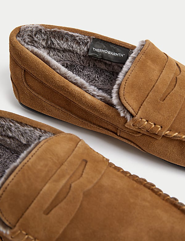 Suede Slippers with Freshfeet™ - AT