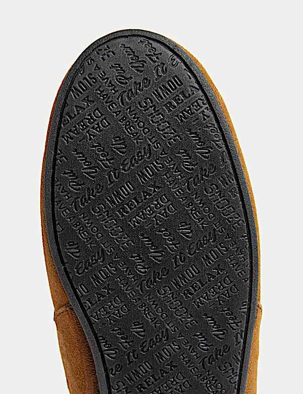 Suede Slippers with Freshfeet&trade;