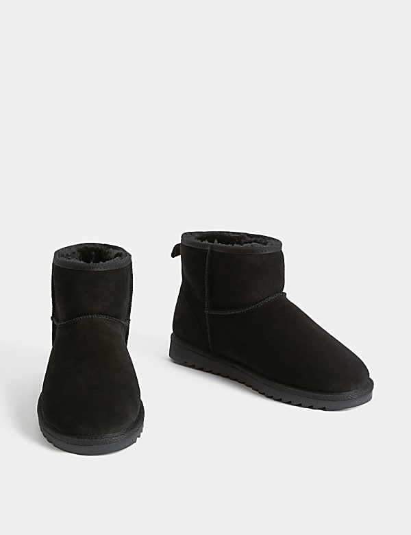 Suede Slipper Boots with Freshfeet&trade; - JO