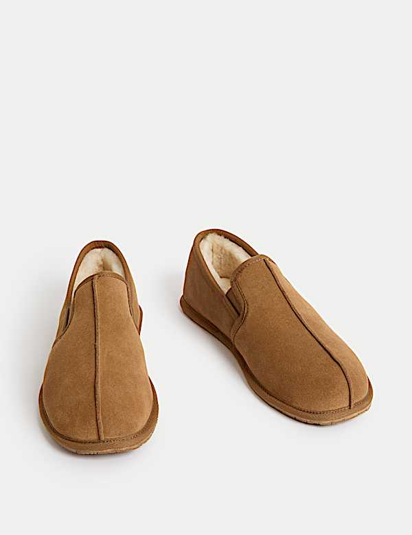 Suede Moccasin Slippers with Freshfeet™ - US