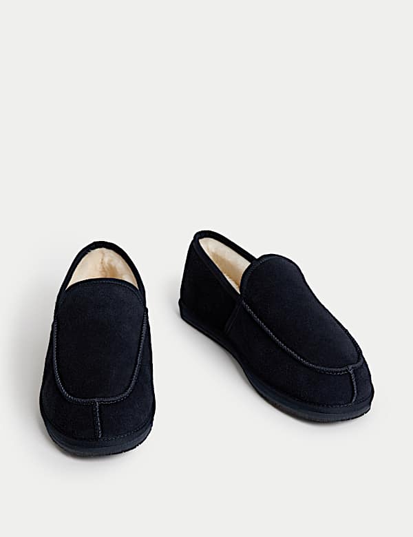 Suede Moccasin Slippers with Freshfeet&trade; - AU