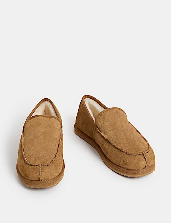 Suede Moccasin Slippers with Freshfeet™ - NZ