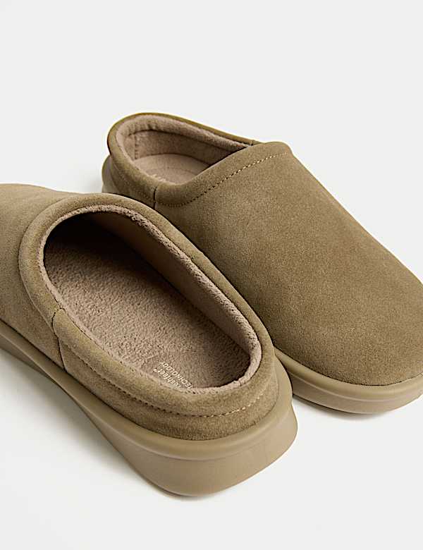 Suede Mule Slippers - US
