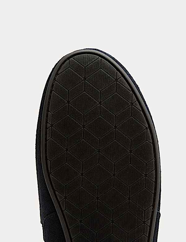 Suede Moccasin Slippers with Freshfeet&trade; - GR