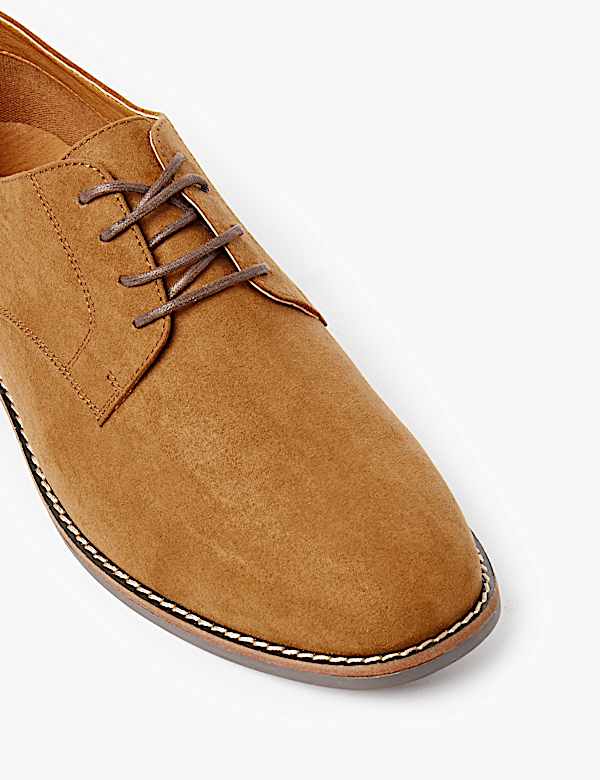 Wide Fit Derby Shoes - NZ