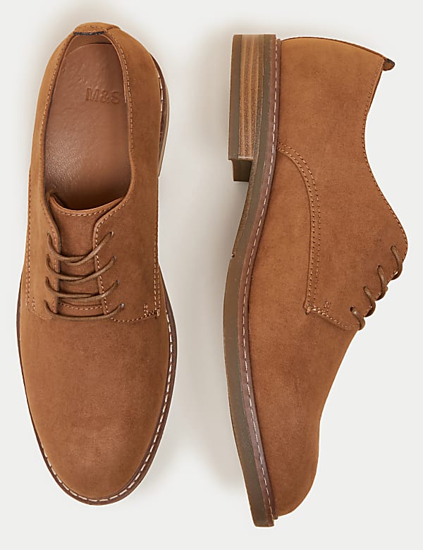 Suedette Derby Shoes