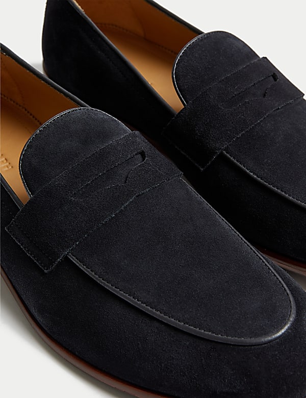 Suede Slip-On Loafers - NL