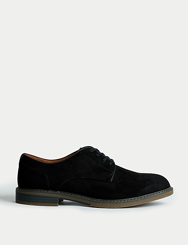 Marks Spencer Lace Up Derby Shoes Navy 7