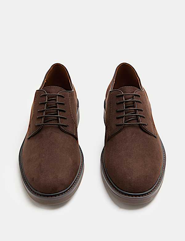 Derby-Schuhe in Wildlederoptik - DE