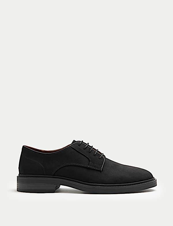 Suedette Derby Shoes - US
