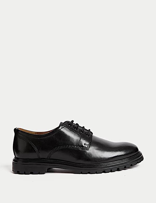 Leather Derby Shoes - NO