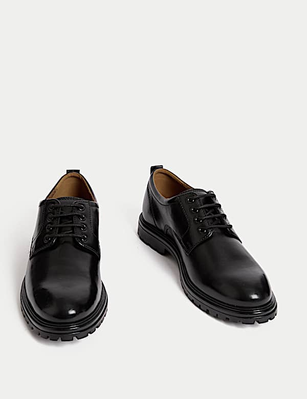 Leather Derby Shoes - CA