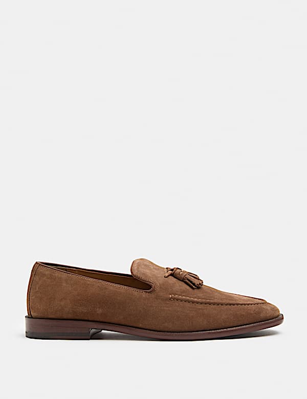 Suede Tassel Loafers - AT