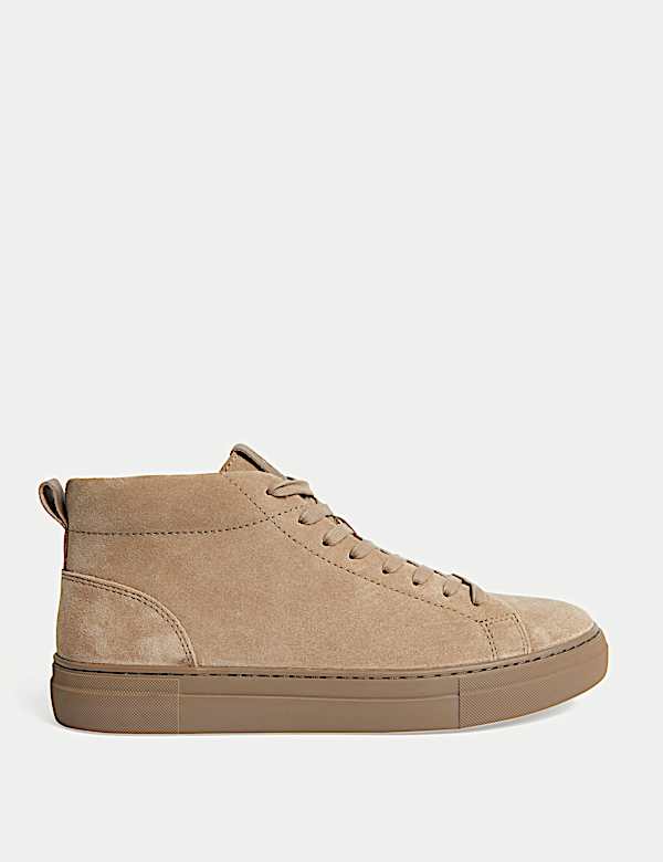 Suede High Top Trainers