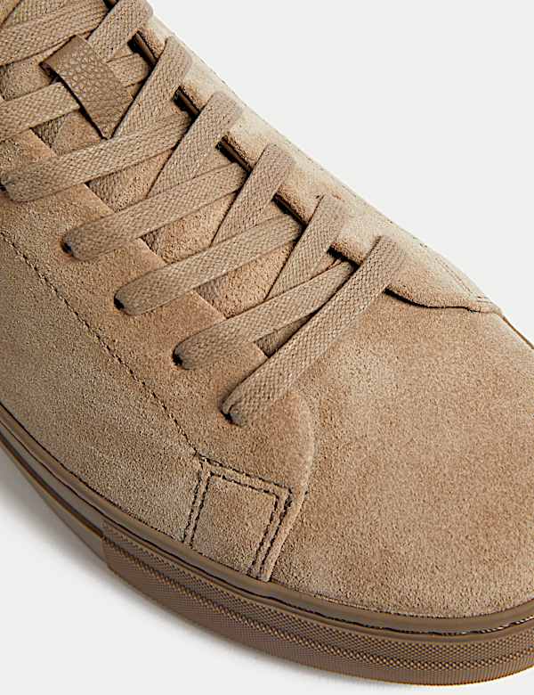 Suede High Top Trainers