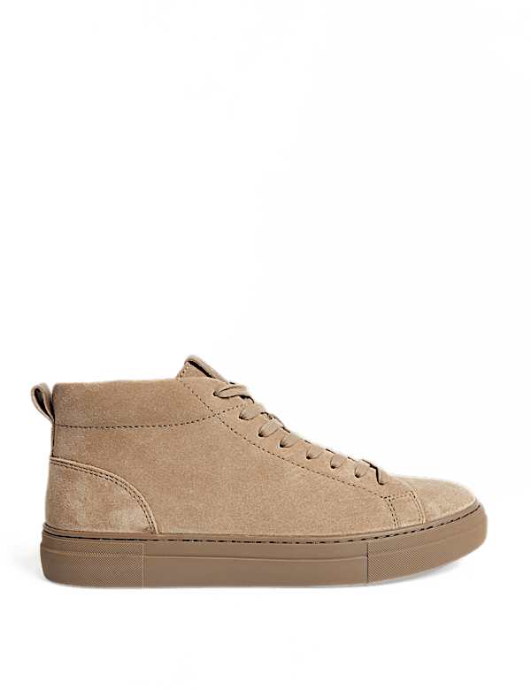 Suede High Top Trainers