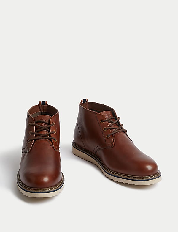 Leather Chukka Boots - CH
