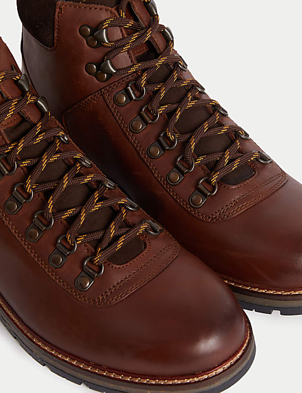 Wasserfeste Wanderschuhe aus Leder - DE