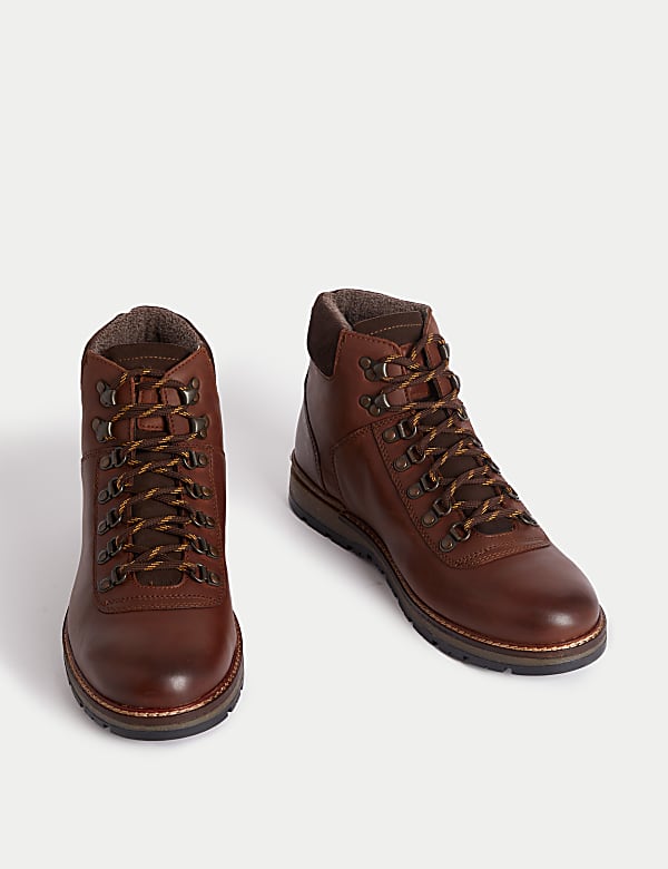 Wasserfeste Wanderschuhe aus Leder - DE