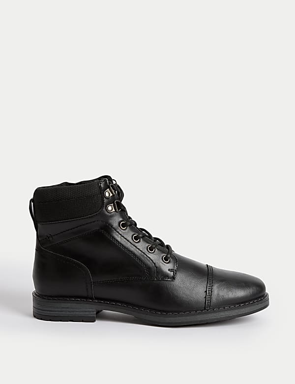 Military style leather boots online