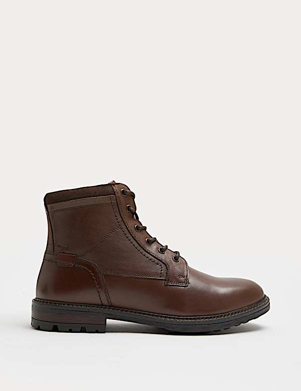 Leather Casual Boots - HU