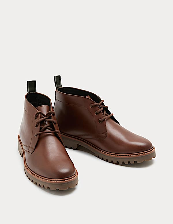 Leather Chukka Boots - PL