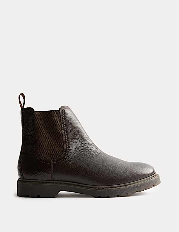 Leather Waterproof Pull-On Chelsea Boots - NZ