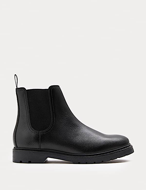 Leather Pull-On Chelsea Boots - MX