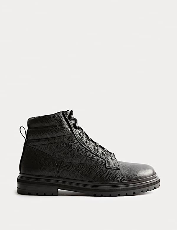 Leather Waterproof Casual Boots - NO