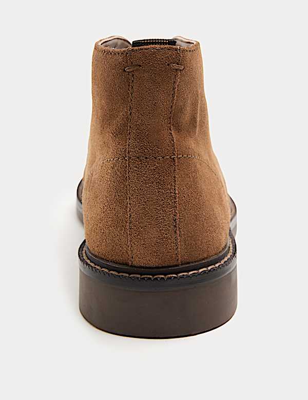 Bottines Chukka en daim avec semelle en caoutchouc - FR