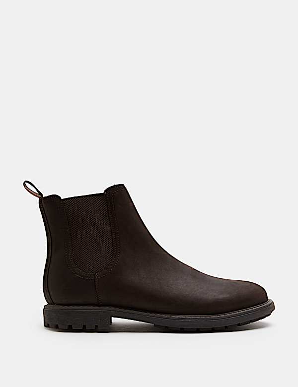 Wide Fit Waterproof Nubuck Chelsea Boots - KG