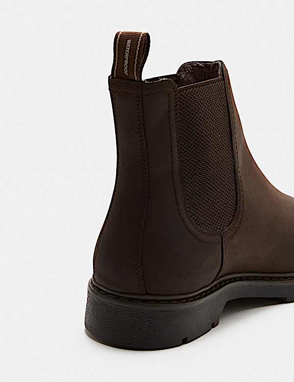 Nubuck Waterproof Chelsea Boots - GR