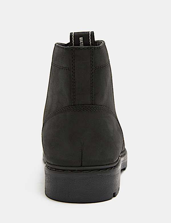 Waterproof Nubuck Lace Up Boots - JP