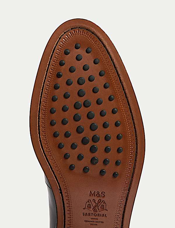 Leather Slip-on Loafers - KR