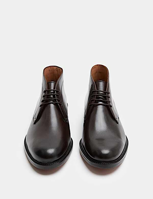 Bottines Chukka en cuir - FR