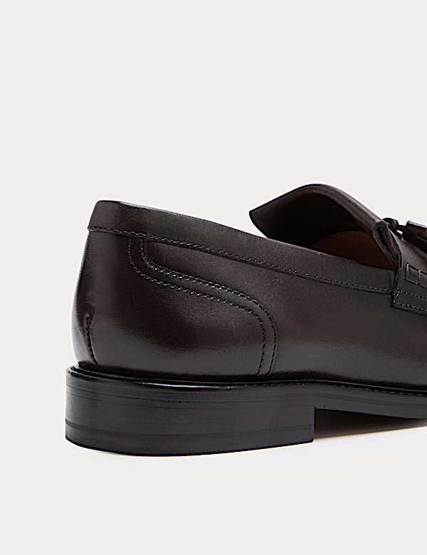 Leather Fringed Loafers - RO