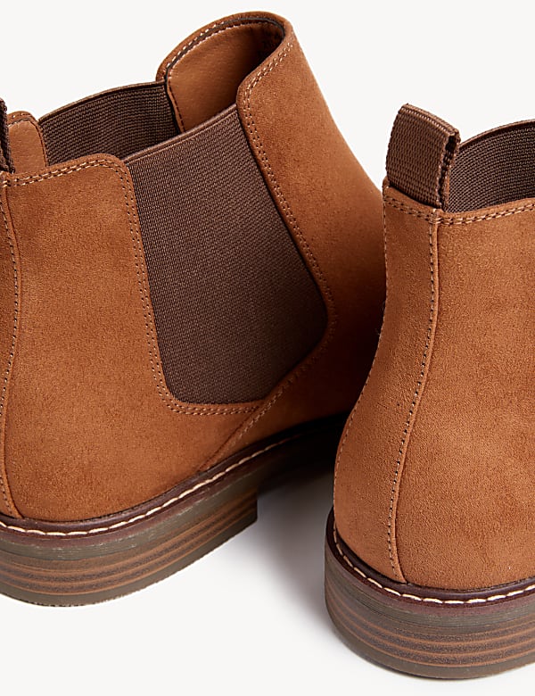 Suedette Chelsea Boots