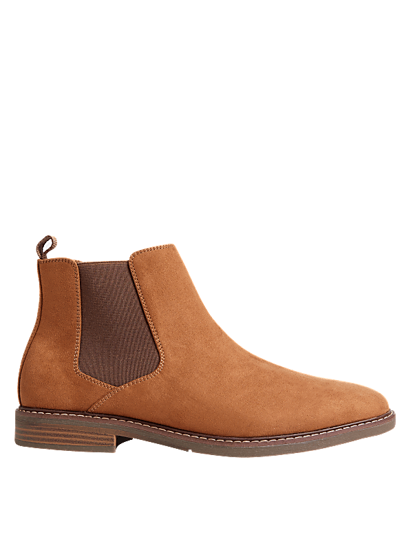 Suedette Chelsea Boots