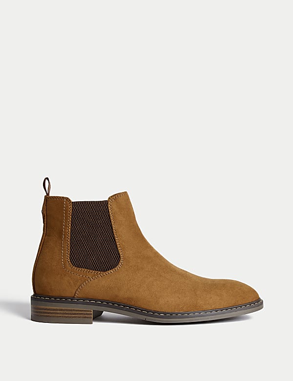 Suedette Chelsea Boots