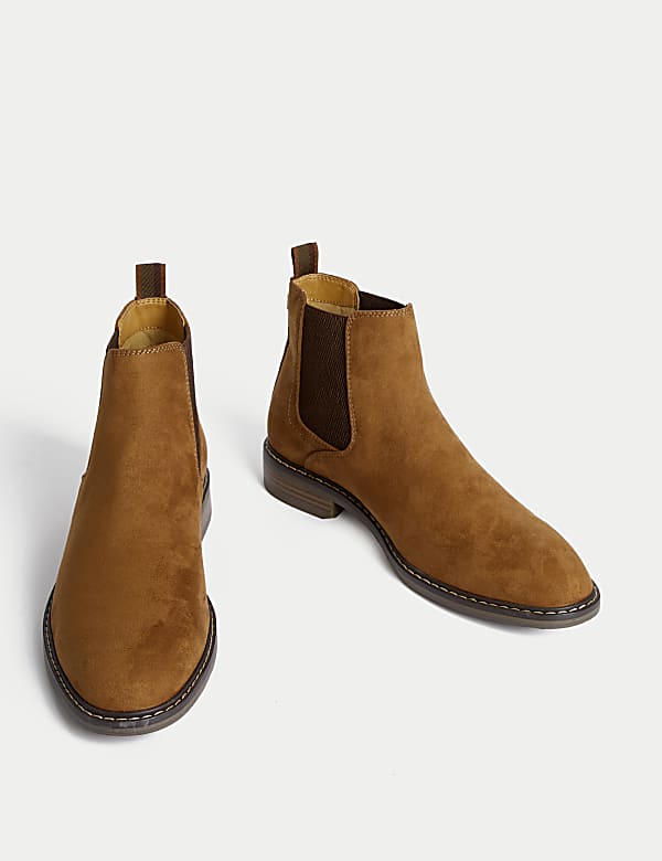 Chelsea-Stiefel in Wildlederoptik - DE