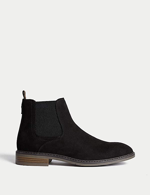 Suedette Chelsea Boots - CY