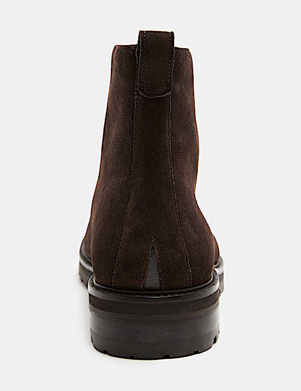 Suede Toe Cap Boots - UA